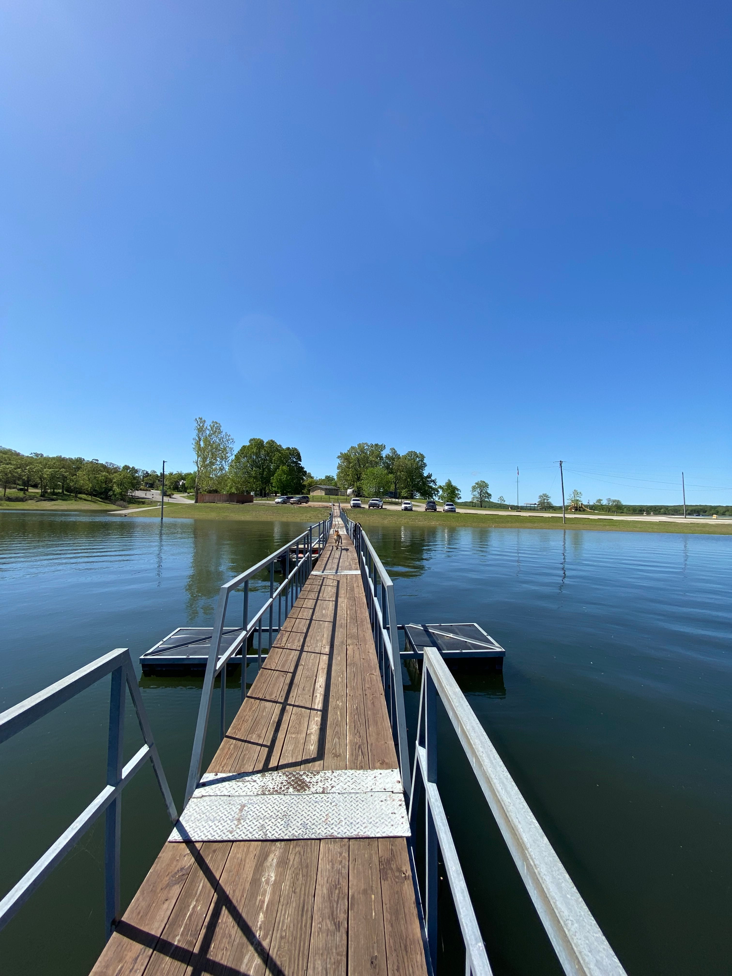 Lake level is 677.56 and rising but we are unaffected!