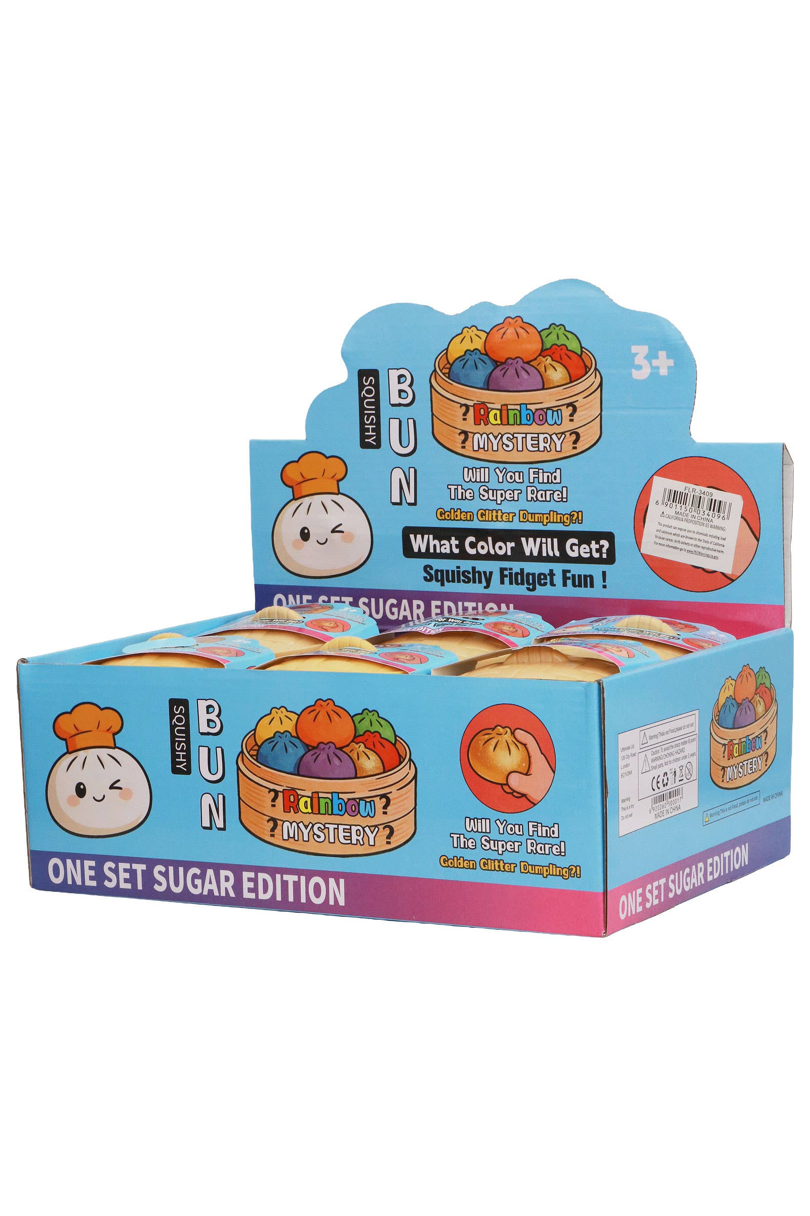 Dumpling Fluffy Slime Squishy Bao Bun Blind Box - 12 Pcs