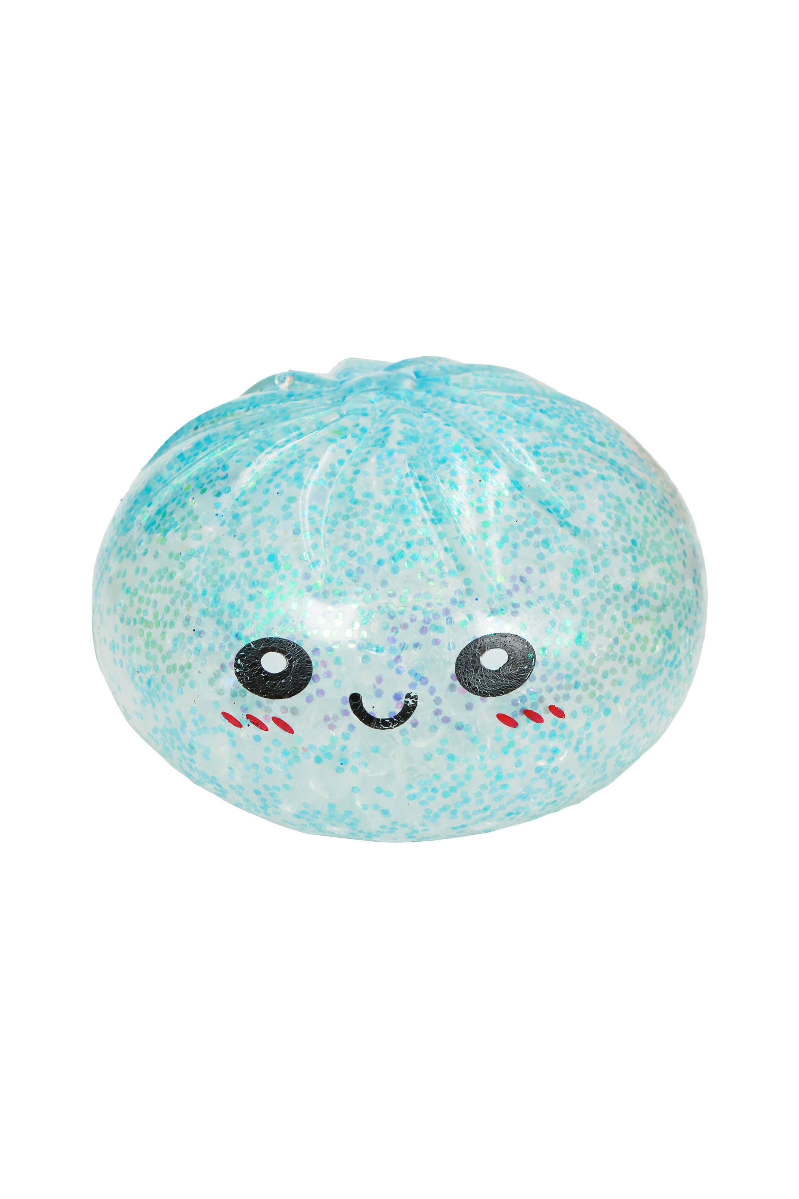 Glittery Bao Bun Dumpling Water Bead Filled Squishy - 12 Pcs