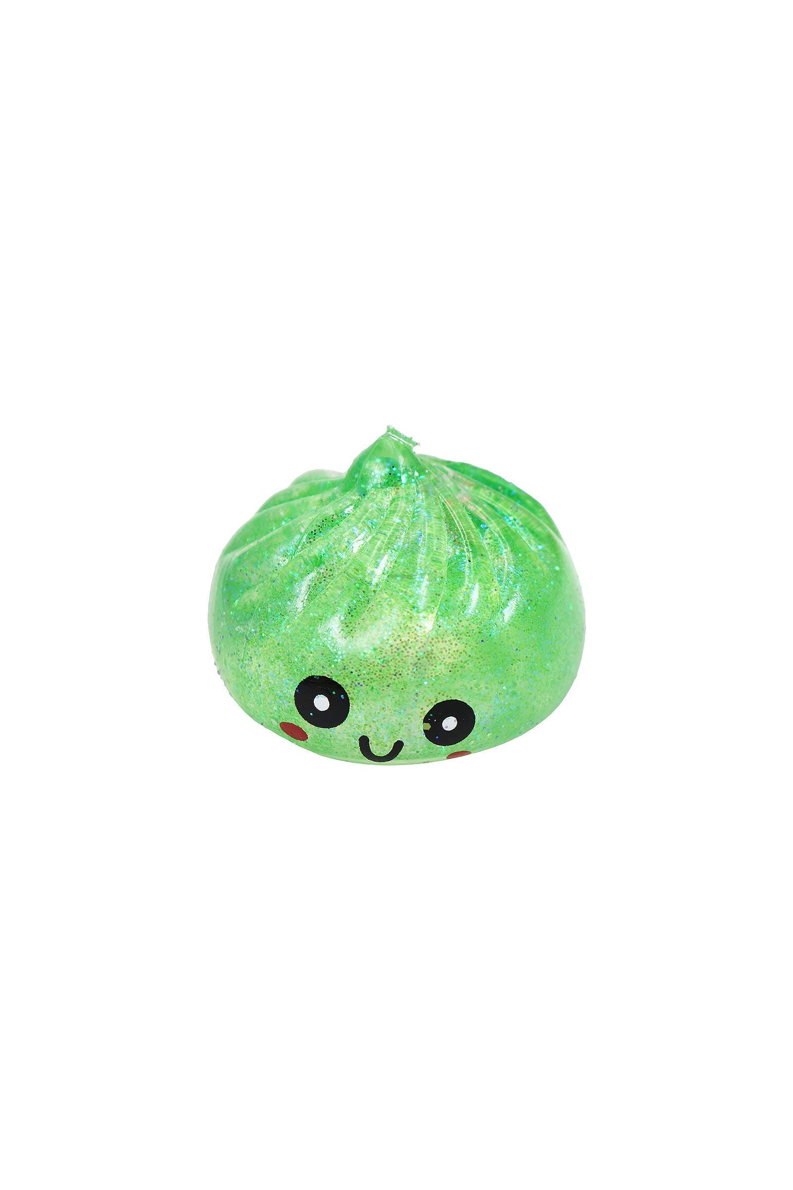 Mini Dumpling Glitter Maltose Putty Filled Squishy - 2 Inch