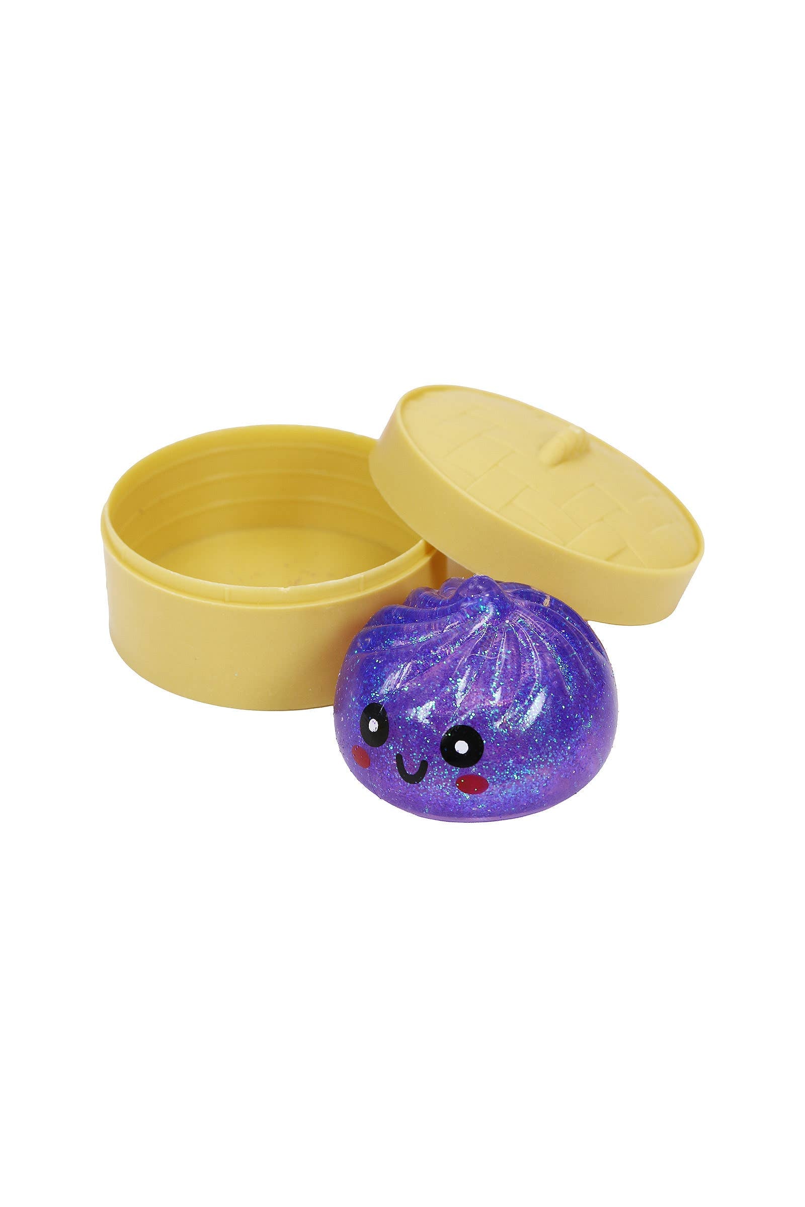 Mini Dumpling Glitter Maltose Putty Filled Squishy - 2 Inch