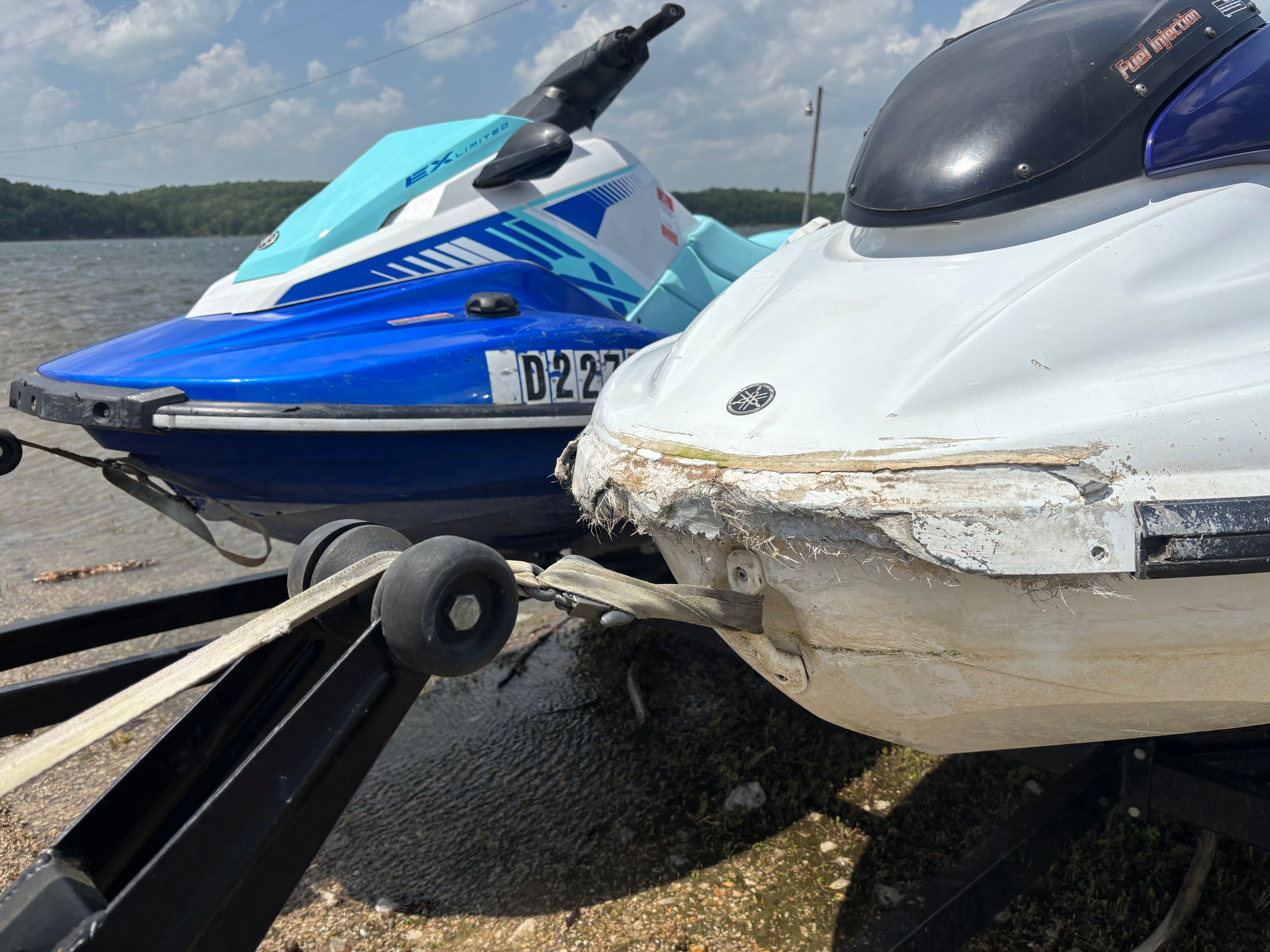 Two Used Yamaha Jet Skis with Trailer for Sale $9,500