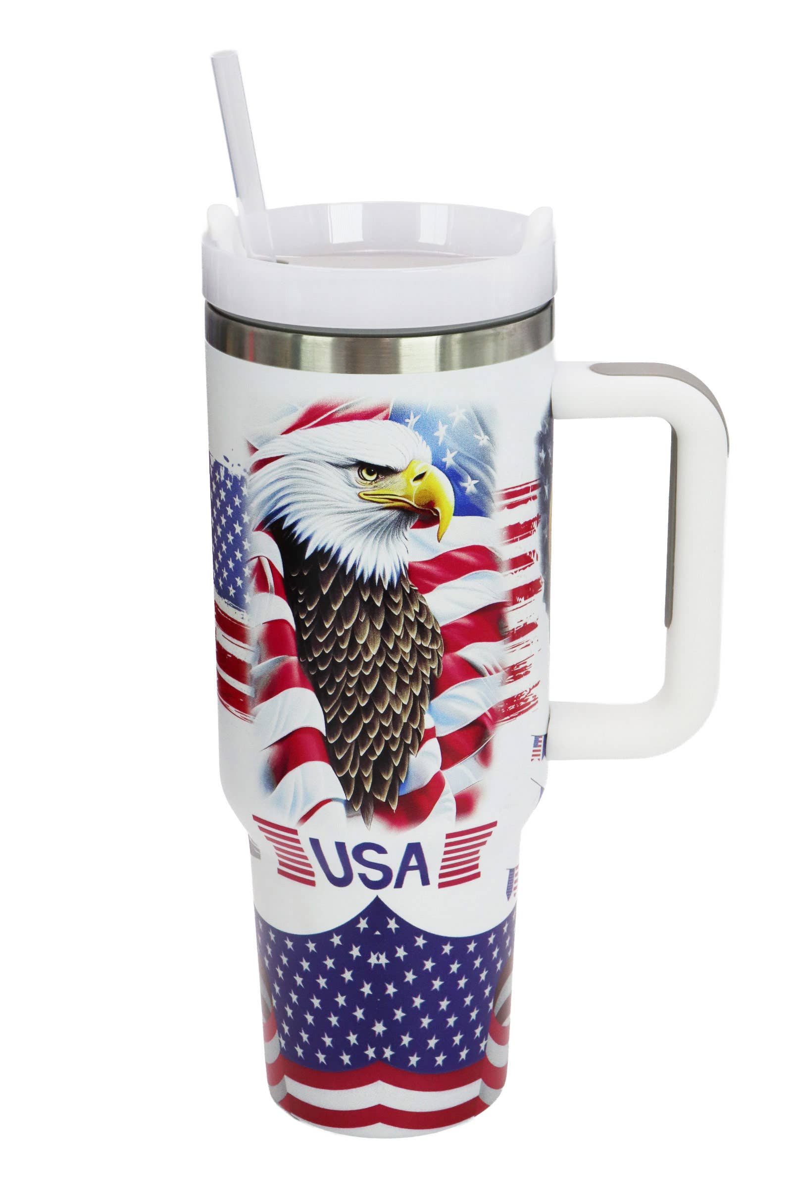 Usa American Flag Double Wall Tumbler