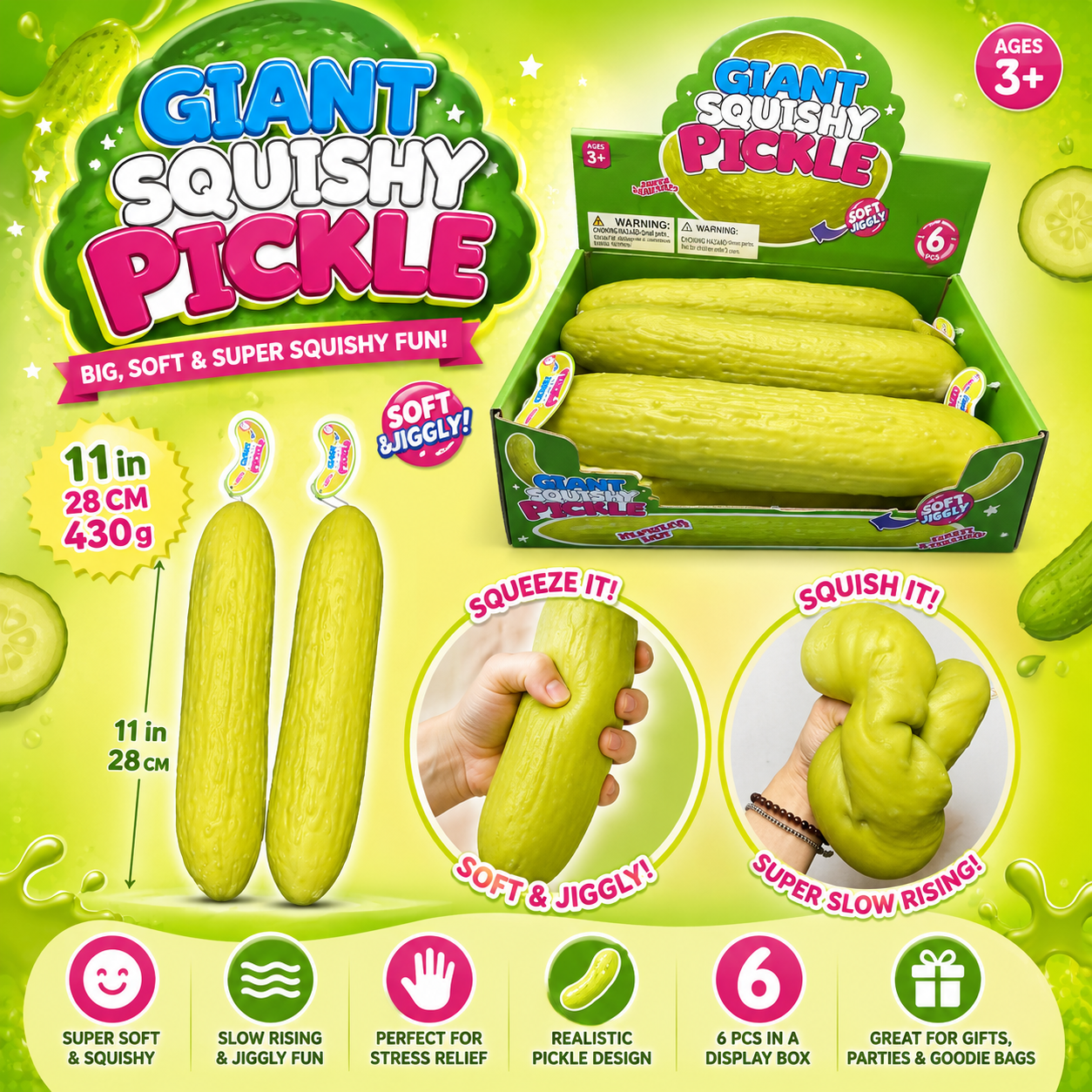 Giant Squishy Pickle