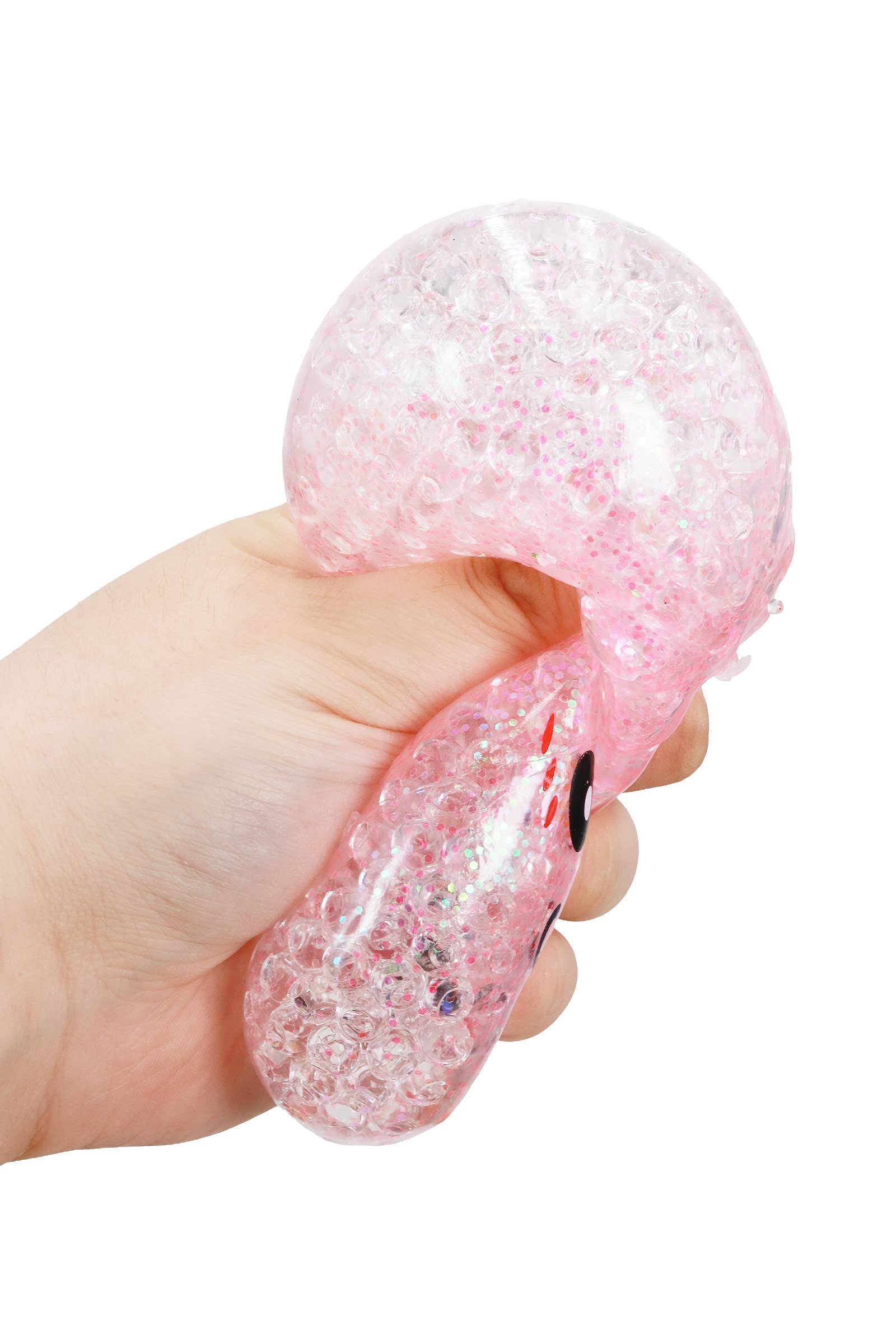 Glittery Bao Bun Dumpling Water Bead Filled Squishy - 12 Pcs