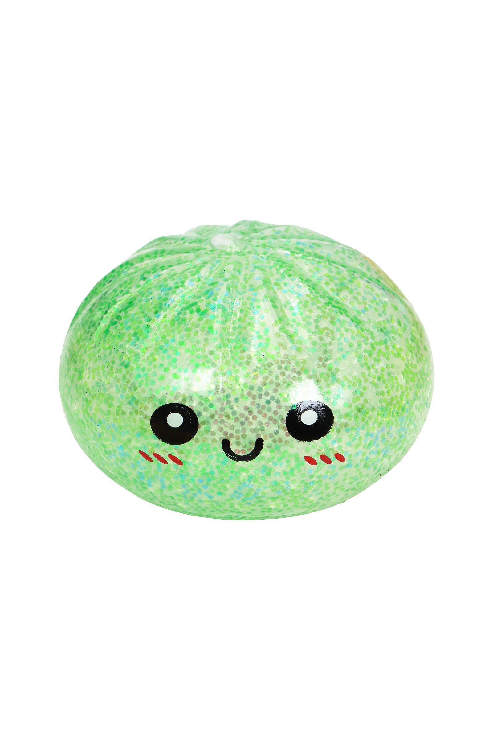 Glittery Bao Bun Dumpling Water Bead Filled Squishy - 12 Pcs