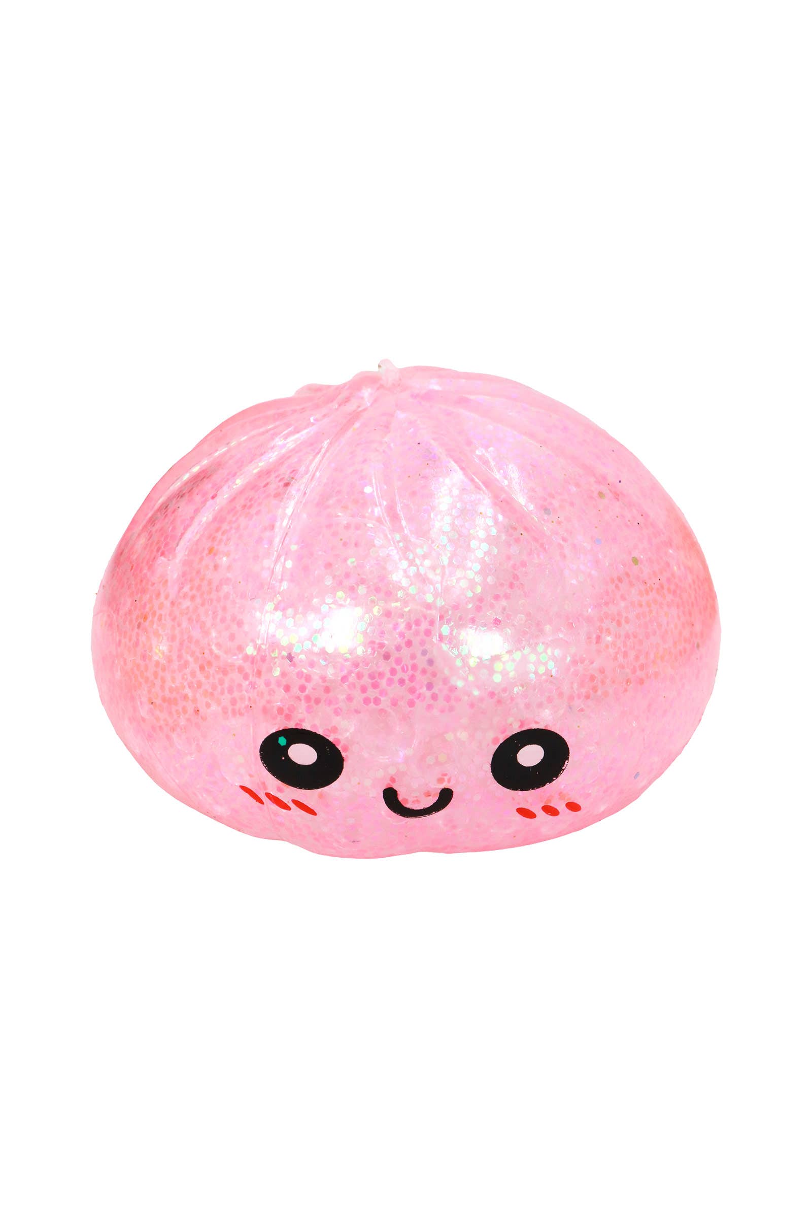 Glittery Bao Bun Dumpling Water Bead Filled Squishy - 12 Pcs