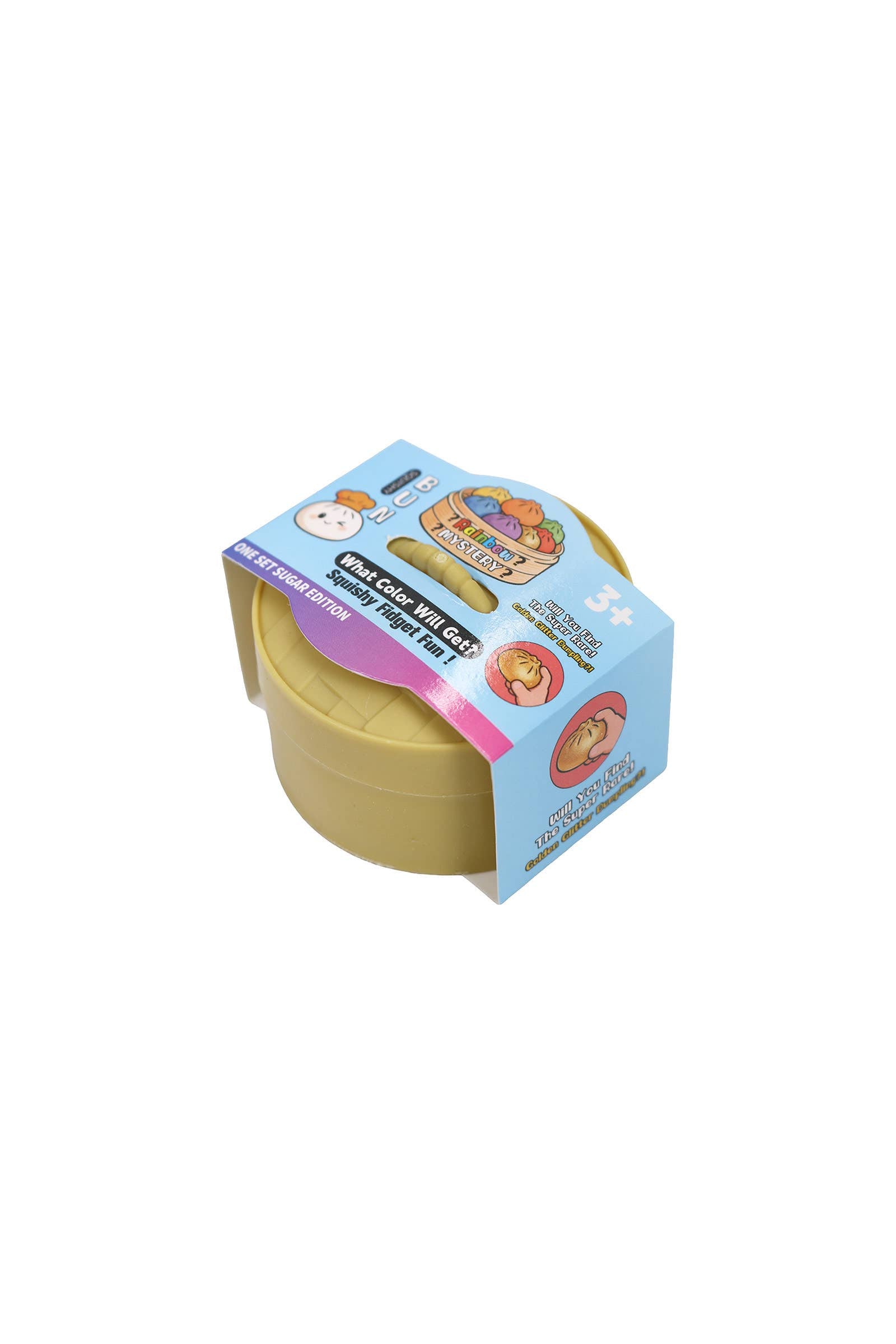 Mini Dumpling Glitter Maltose Putty Filled Squishy - 2 Inch