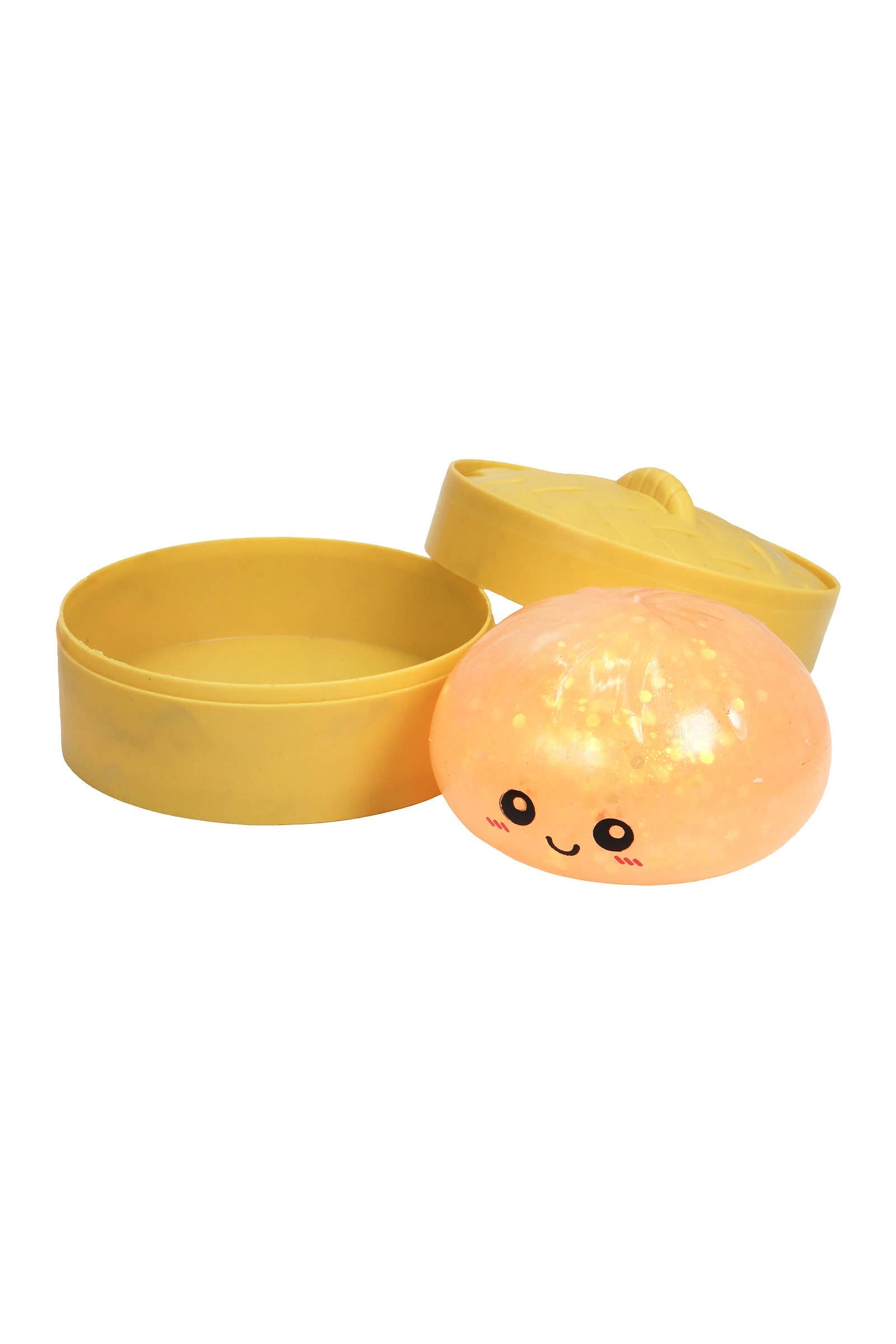 Glow In Dark Glitter Jiggly Jelly Dumpling Bao Bun Squishy