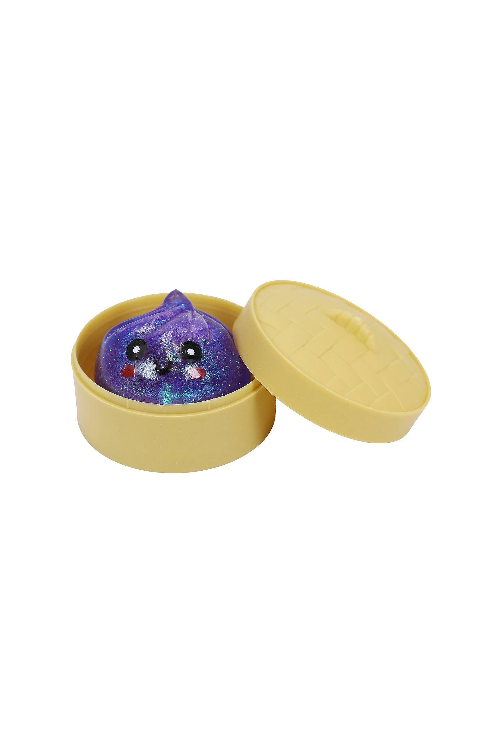 Mini Dumpling Glitter Maltose Putty Filled Squishy - 2 Inch